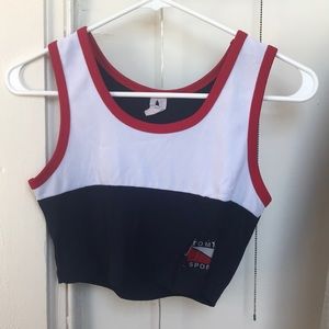 VINTAGE Tommy Hilfiger cropped tank top